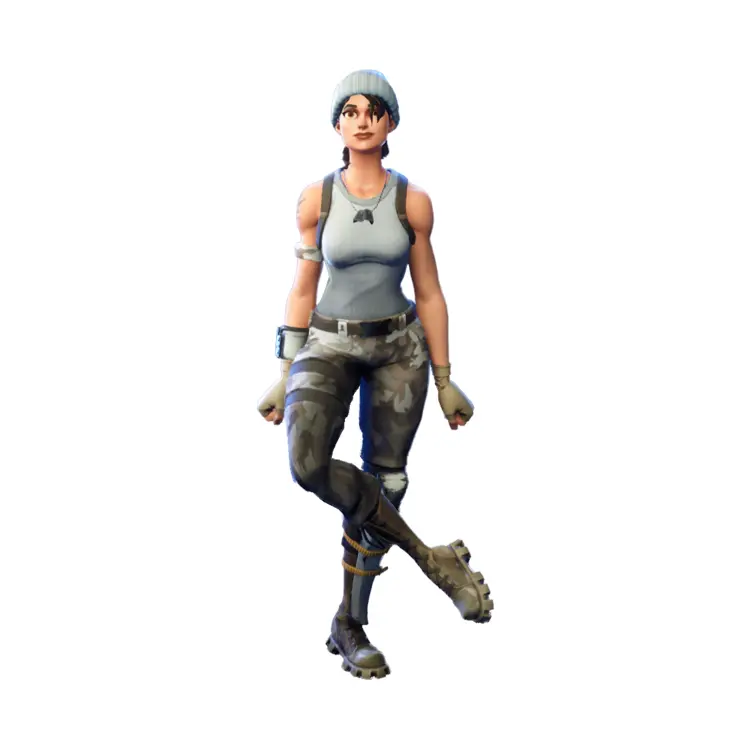Female Soldier Character for Fortnite
