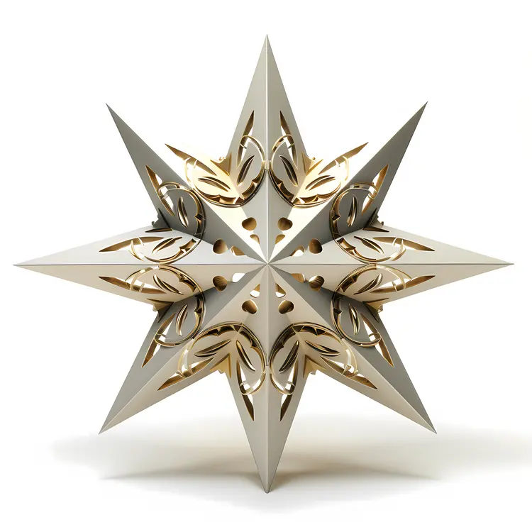 Ornate Metallic Star