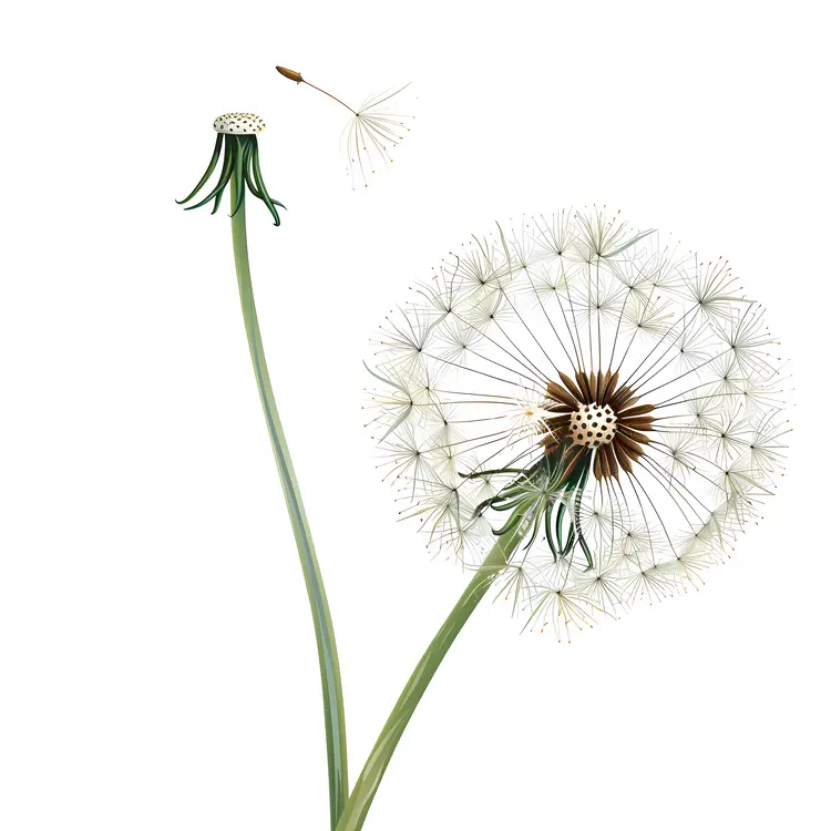 Dandelion with Seeds
