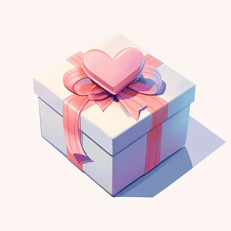Gift Box with Heart