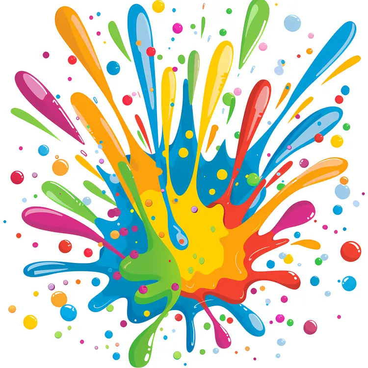 Colorful Paint Splash