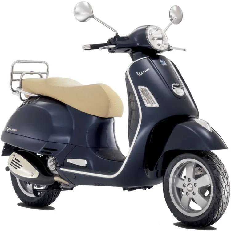 Modern Black Scooter
