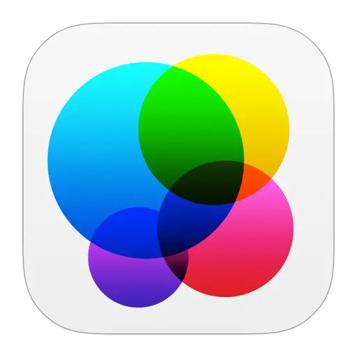 Colorful Overlapping Circles Icon
