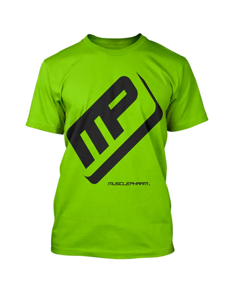 Green MusclePharm T-shirt for Fitness Enthusiasts