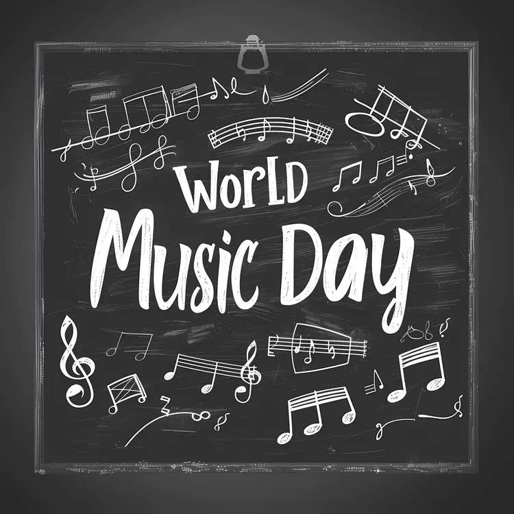 World Music Day Celebration Stamp
