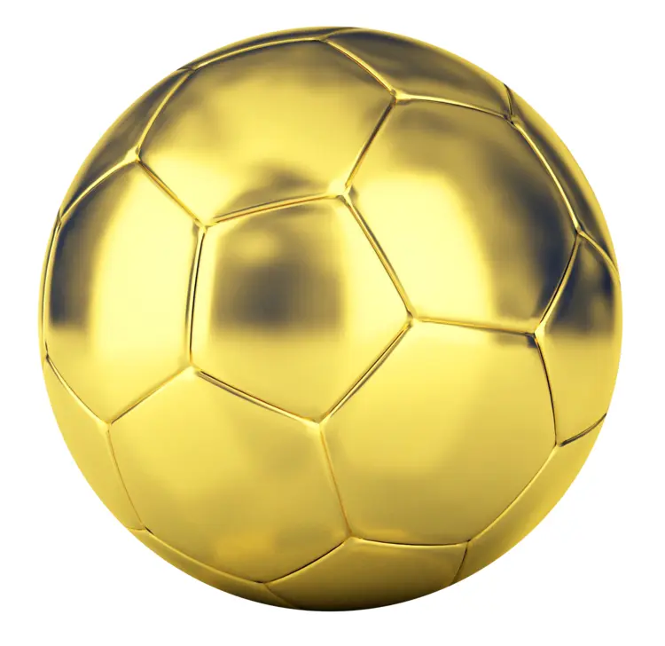 Golden Soccer Ball