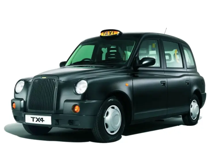 Black Taxi Cab for Urban Transport