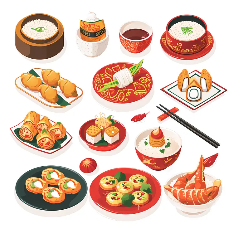 Delicious Dim Sum in Traditional Chinese Style