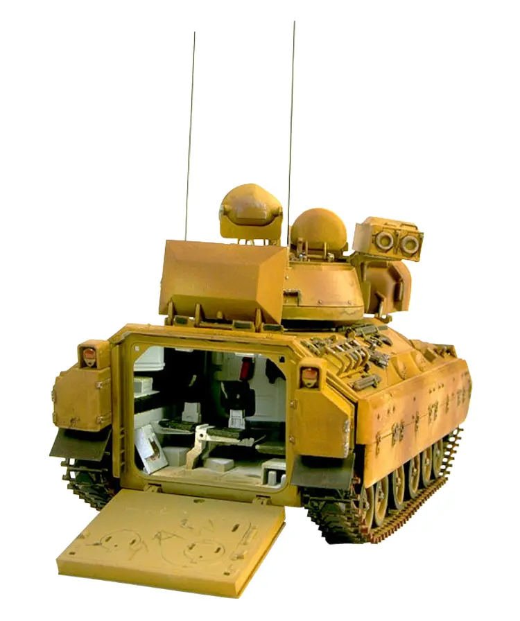 Yellow Armored Vehicle for Combat