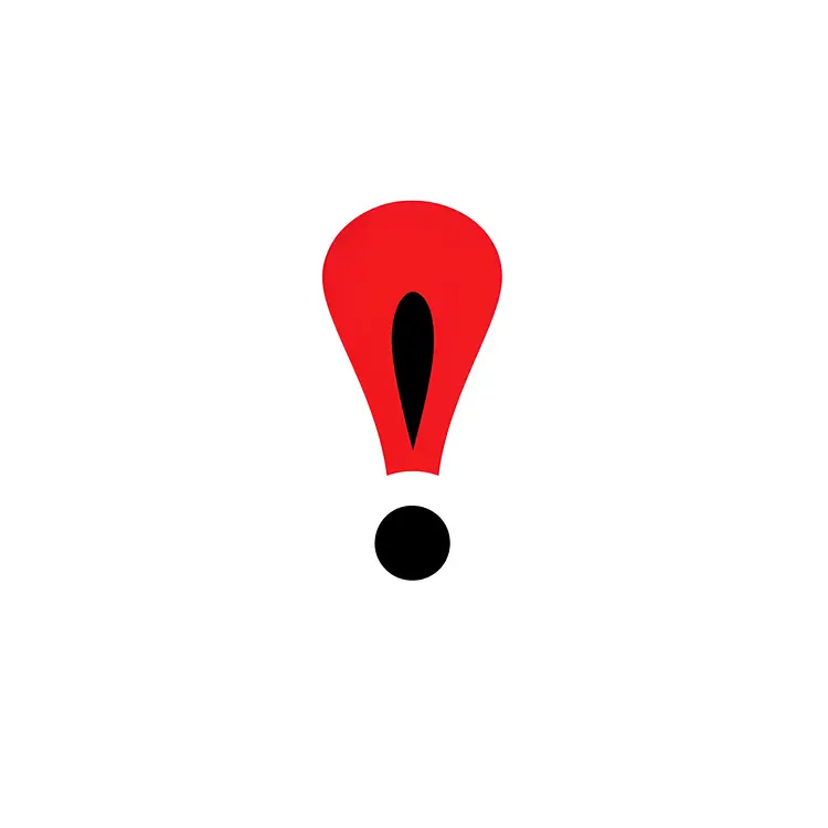 Red Exclamation Mark Symbol