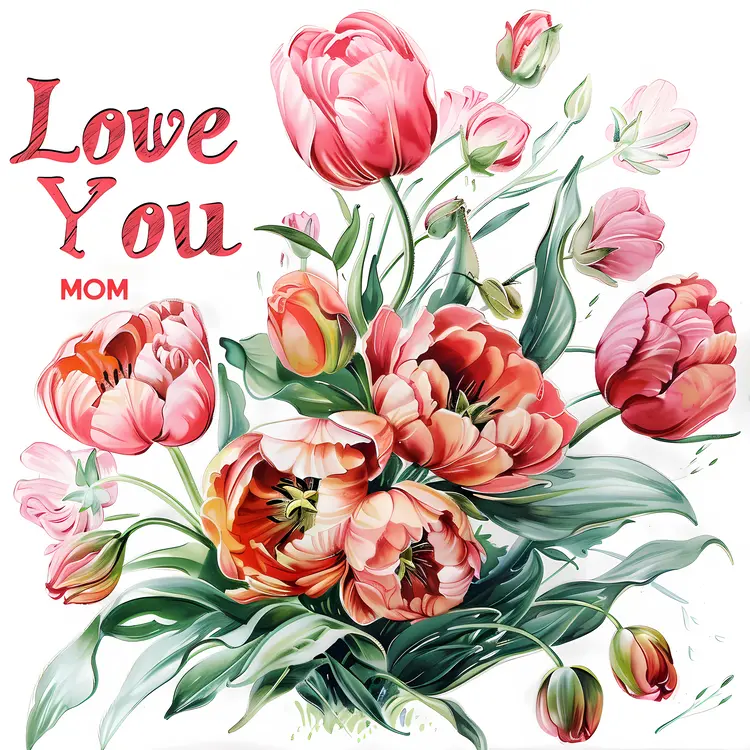 Beautiful Tulip Bouquet for Mother's Day
