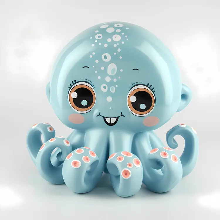 Cute Blue Octopus Toy