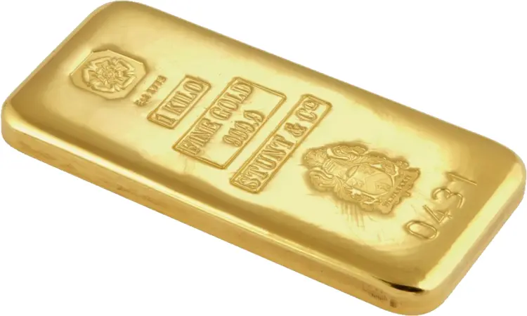 Fine Gold Bar for Wealth