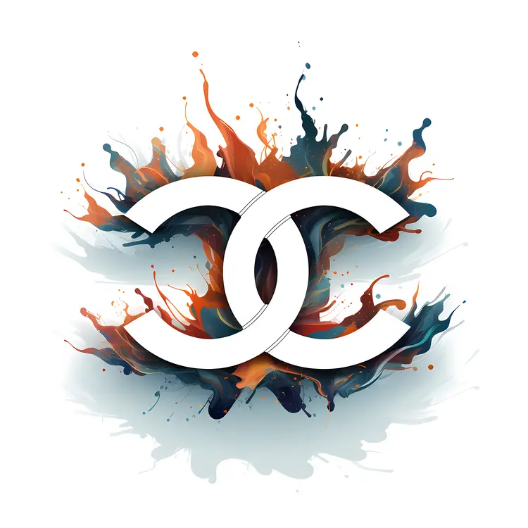 Logo with Colorful Paint Splash