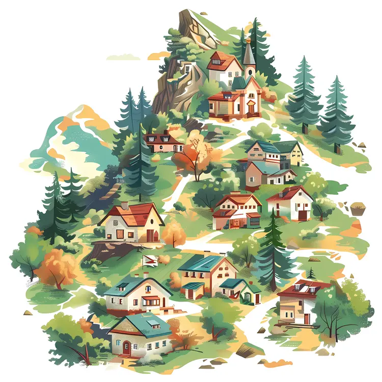 Charming Mountain Village
