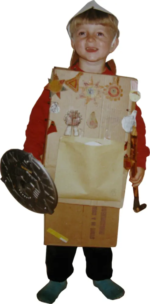 Child in Homemade Costume