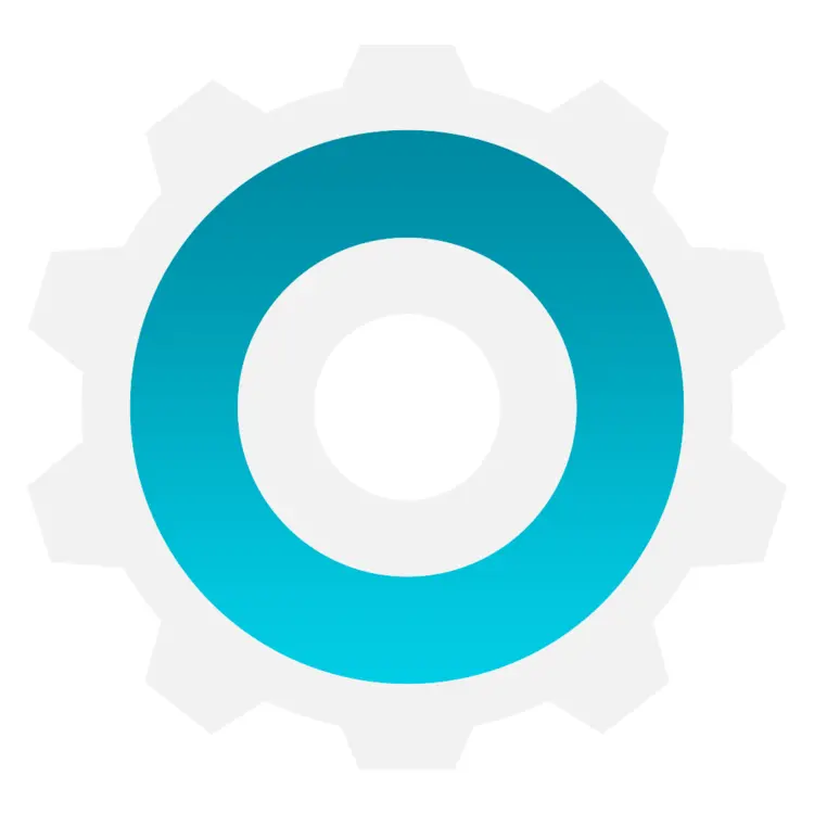 Blue Settings Icon