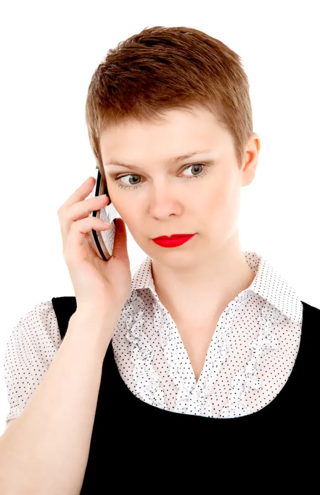 Woman Talking on Phone