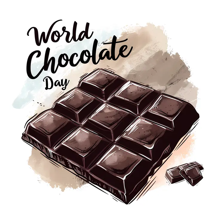 Delicious Chocolate Bar for World Chocolate Day