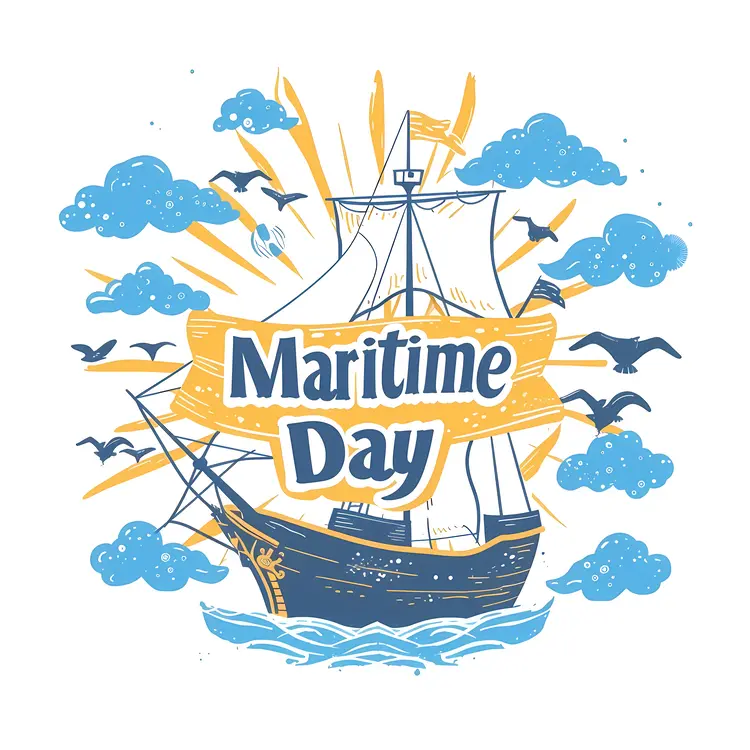 Maritime Day Celebration Stamp