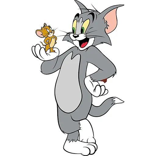 Tom and Jerry Cartoon Scene