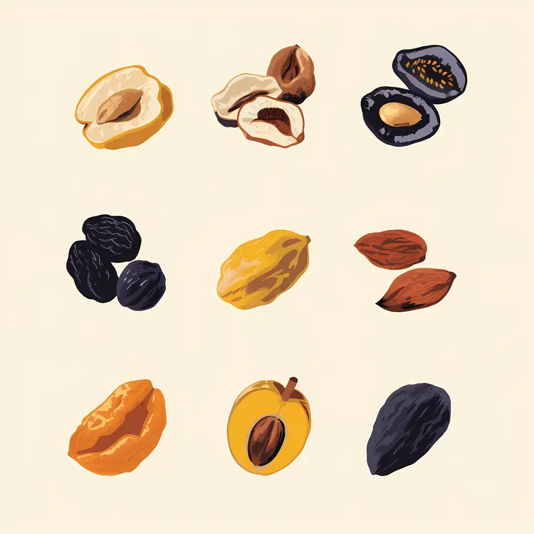 Assorted Dried Fruits and Nuts