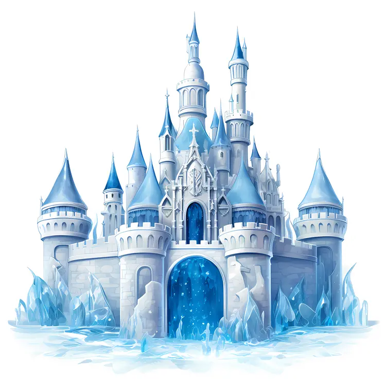 Grand Frozen Ice Castle