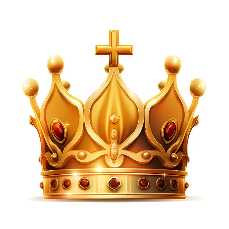 Golden Crown with Jewels