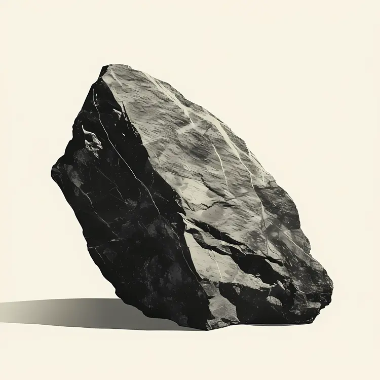 Black Rock Illustration