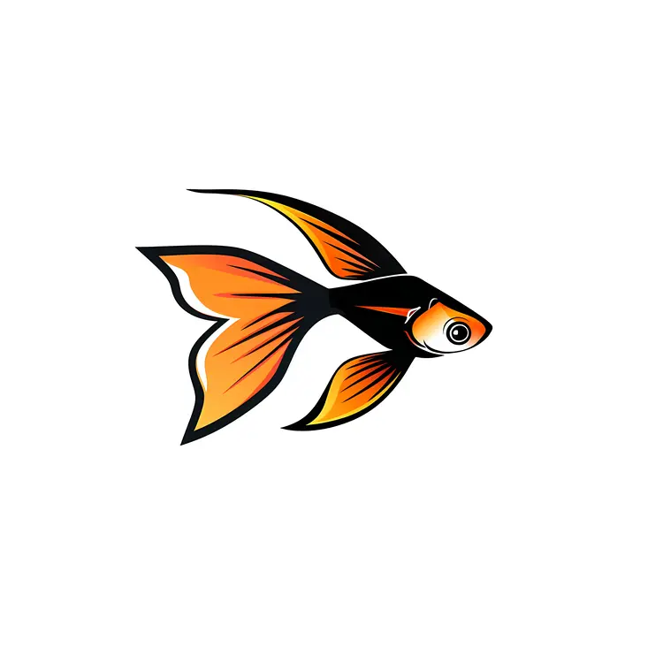 Orange Fish Illustration
