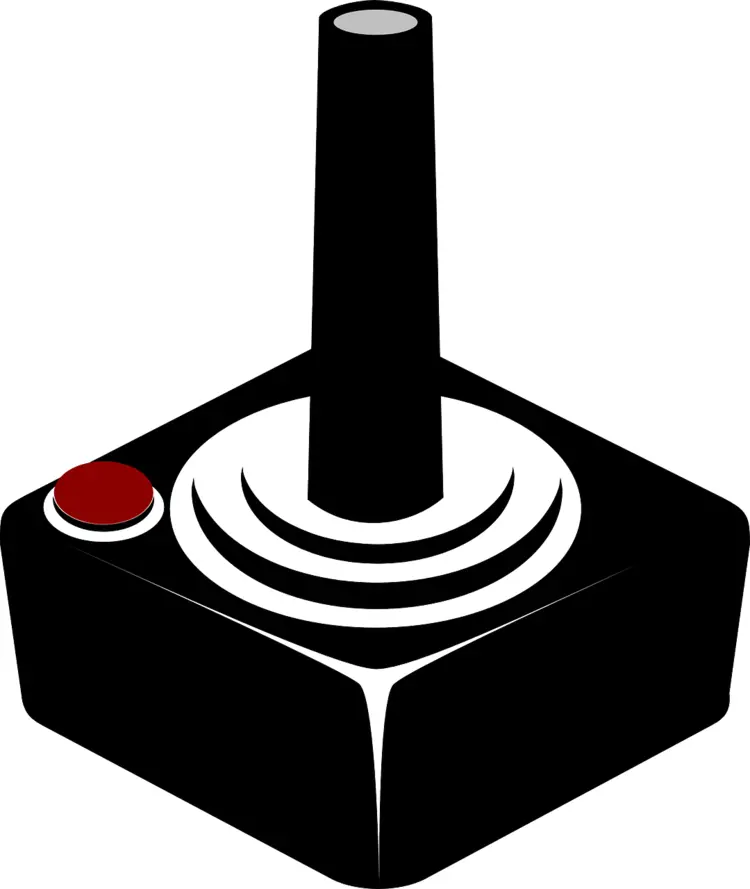 Retro Black Joystick Controller