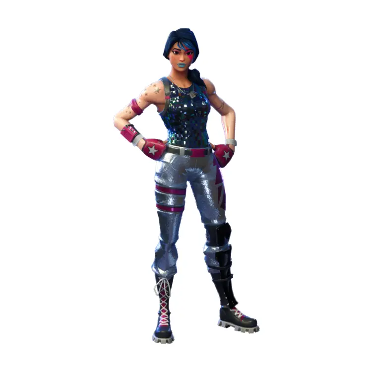 Female Character in Boxing Outfit