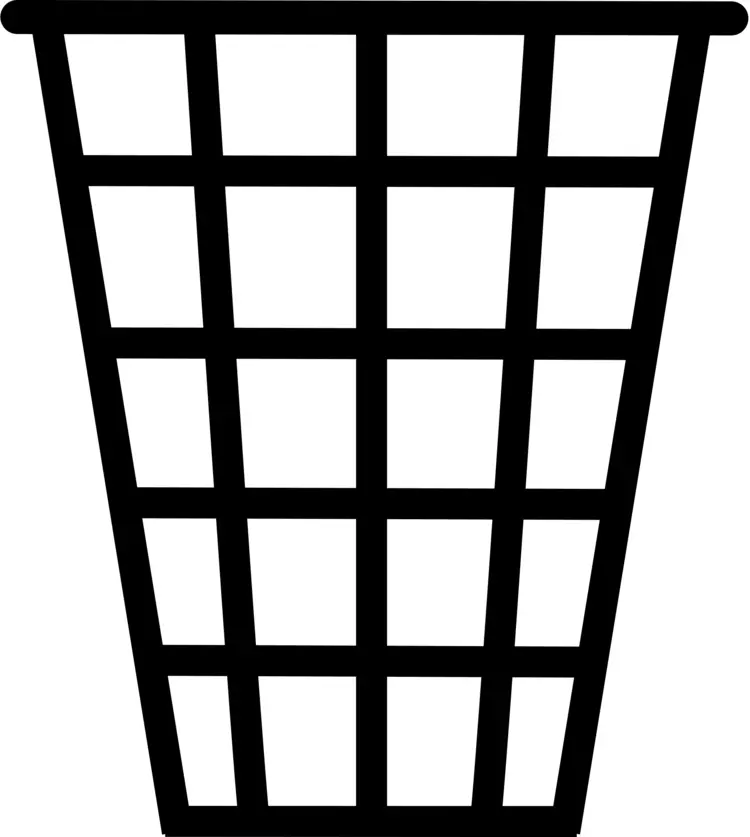 Wire Trash Can