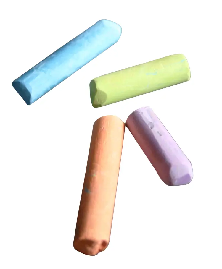 Colorful Chalk Sticks for Art and Drawing