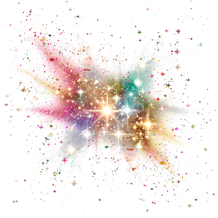 Colorful Sparkles Background