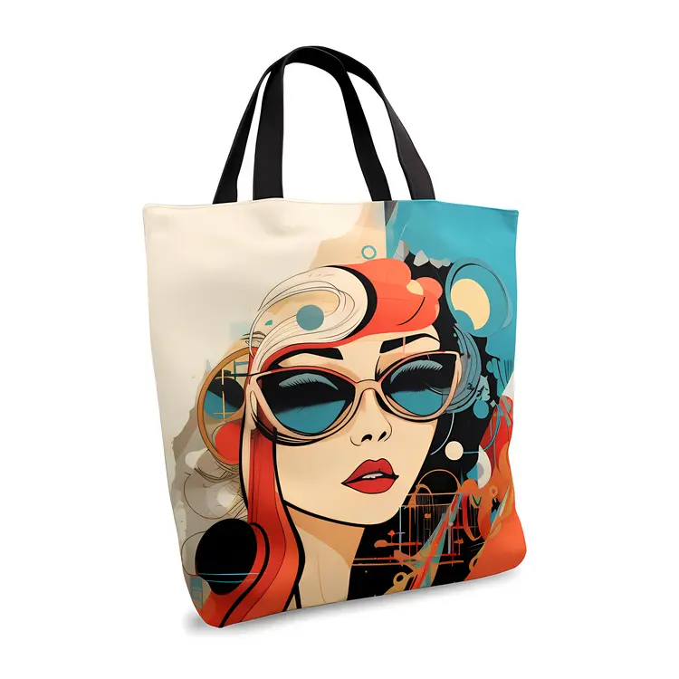 Cool Girl with Sunglasses Illustration