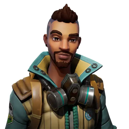 Cartoon Game Character with Mohawk
