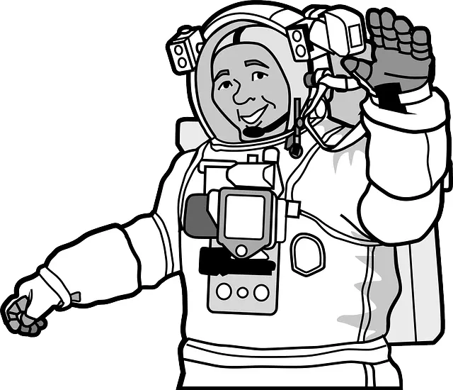 Smiling Astronaut Waving