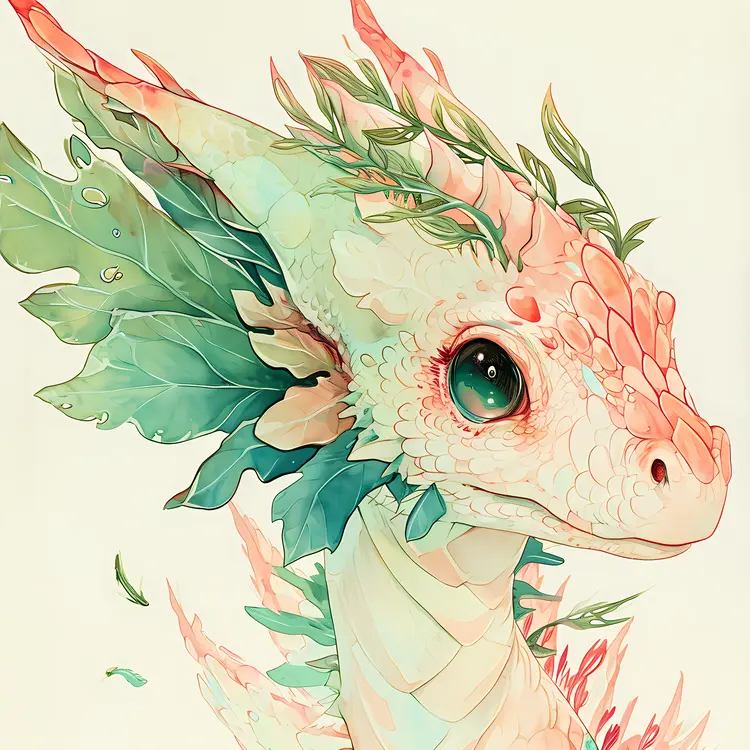 Cute Leafy Dragon