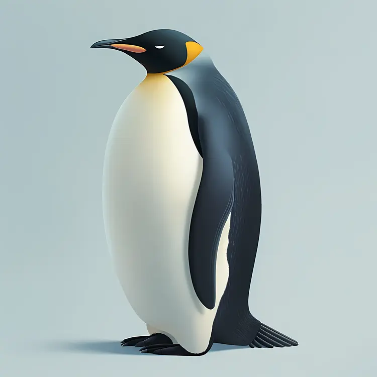 Calm Standing Penguin