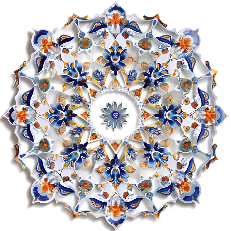Colorful Intricate Mandala Design