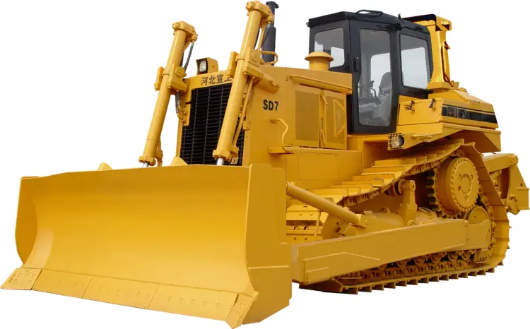 Yellow Bulldozer for Heavy Construction Work