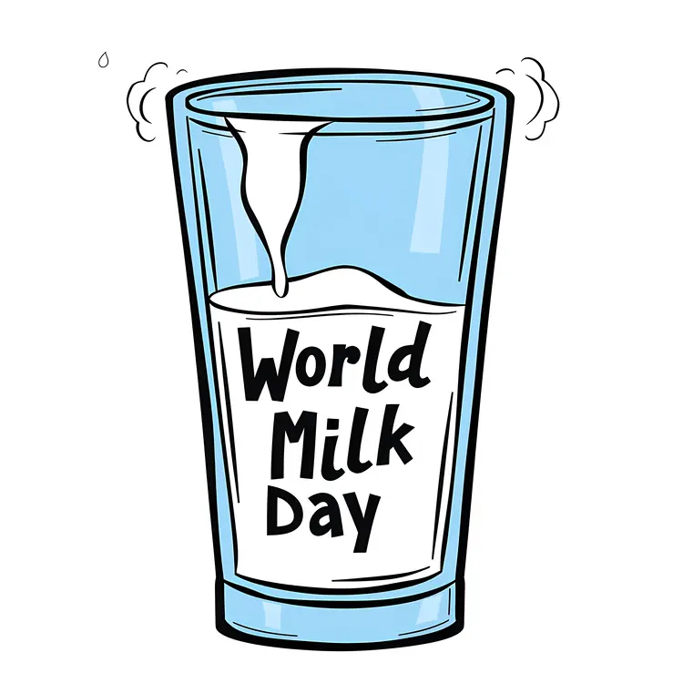 World Milk Day Celebration with Milk Pouring