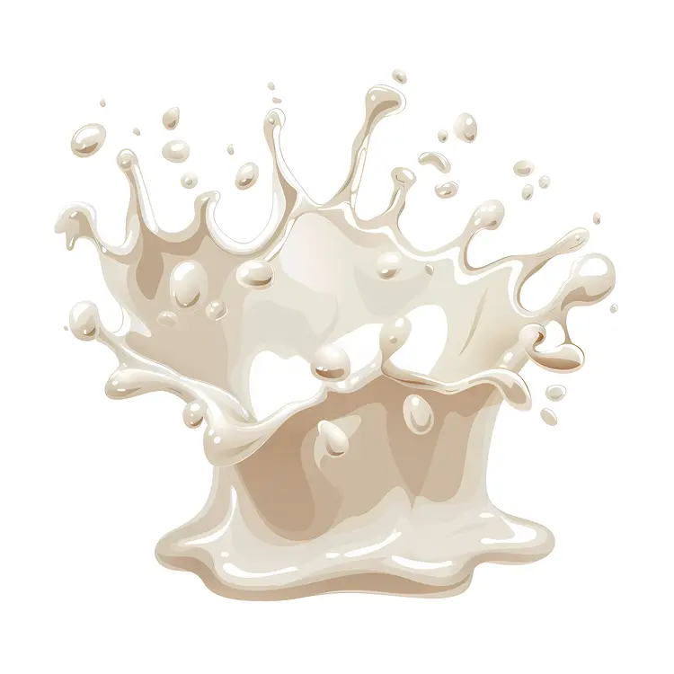 Milk Splash in Motion