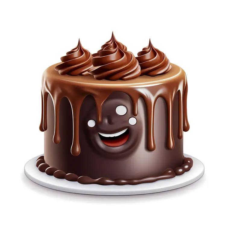 Dripping Icing Chocolate Cake
