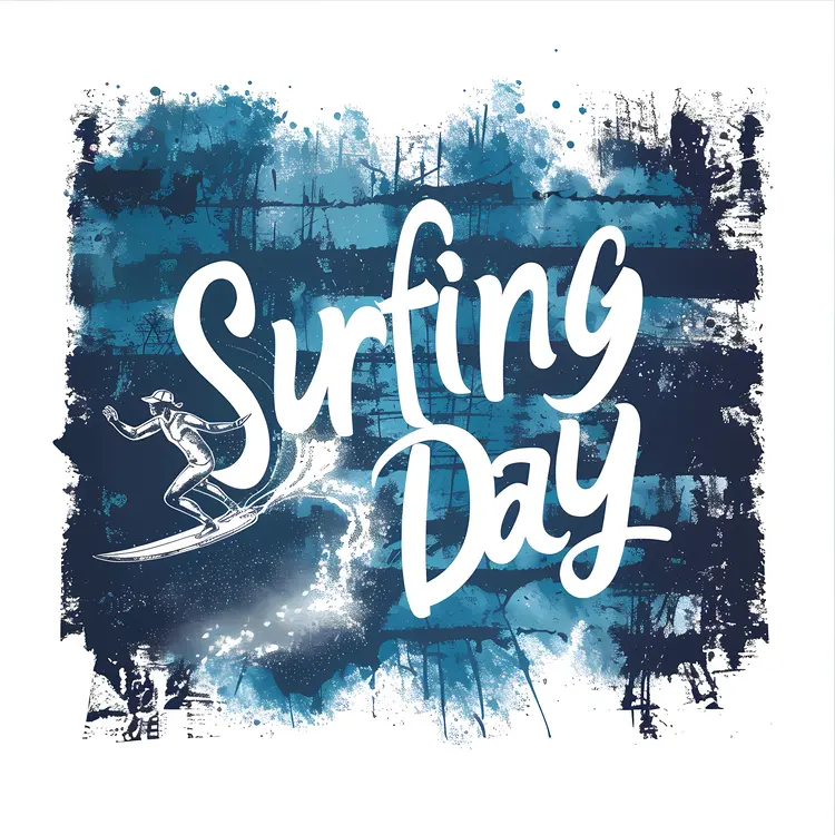 Surfing Day Illustration