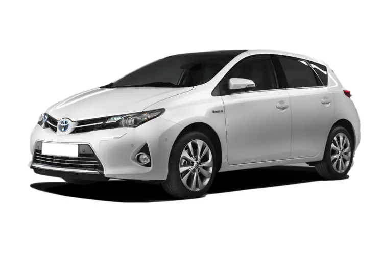 White Hatchback Car on Transparent Background