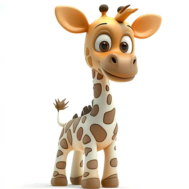 Cute Cartoon Giraffe