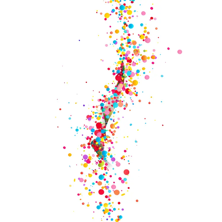 Colorful Confetti and Streamers for Festive Celebrations