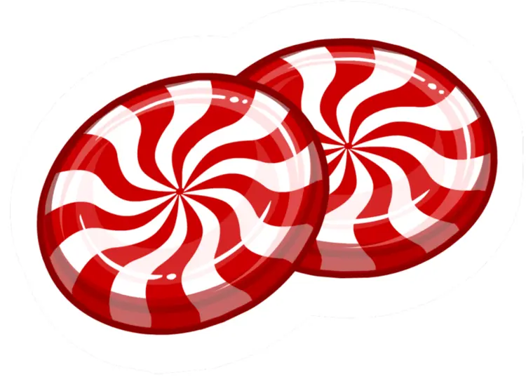 Red and White Peppermint Candies